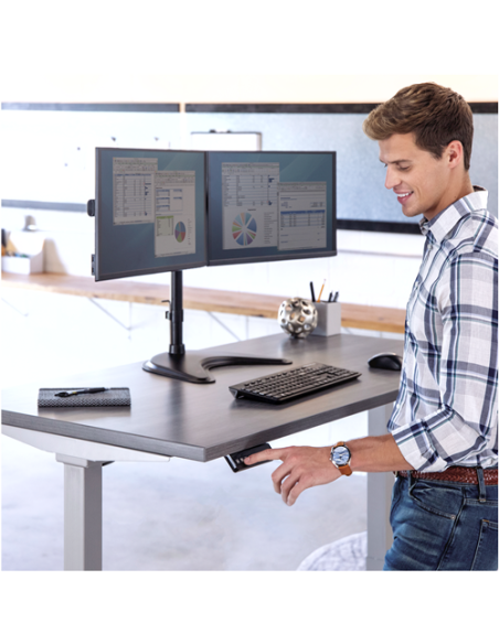 Estructura Metálica para Mesa Regulable en Altura Cambio™  Plata