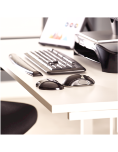 Reposamuñecas de Gel Crystal™ Negro 2