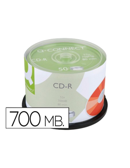 54739 - PACK 50 CD-R Q-CONNECT 700MB