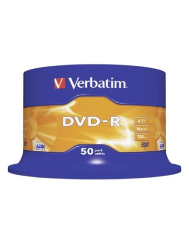 43548 - PACK 50 VERBATIM DVD-R AZO IMPRIMIBLE