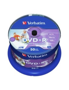 43438 - PACK 50 VERBATIM CD-R AZO IMPRIMIBLE