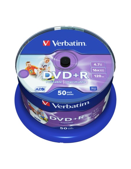 43438 - PACK 50 VERBATIM CD-R AZO IMPRIMIBLE