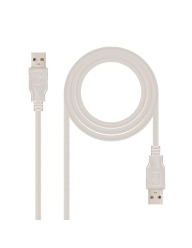 Nanocable Cable USB 2.0, Tipo A/M-A/M, 3.0 m