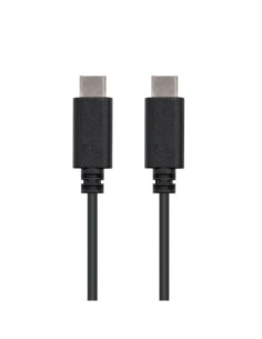Nanocable USB 2.0, 2m cable USB USB C Negro 2