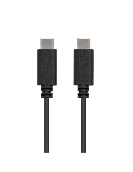 Nanocable USB 2.0, 2m cable USB USB C Negro